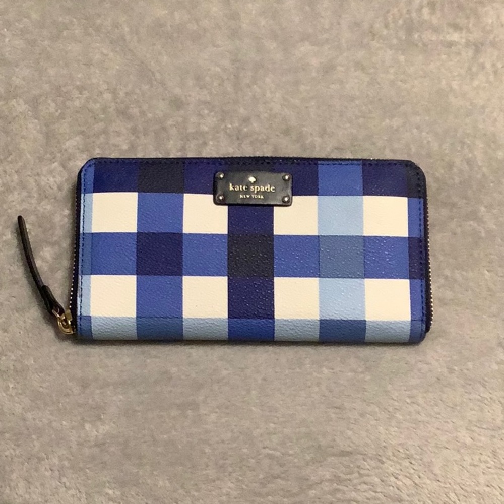 KATE SPADE Hyde Gingham Wallet
